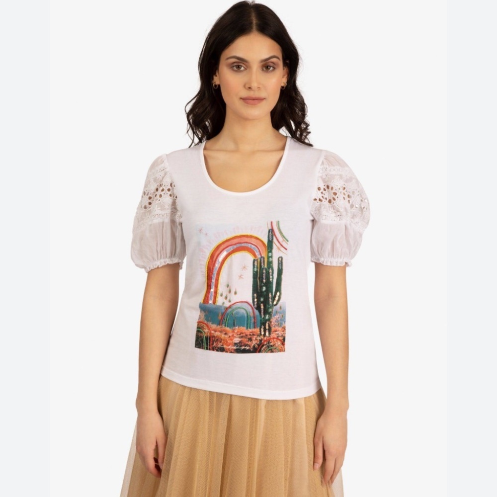 Beatnik Philosophy Western Oasis Dream Top - Size